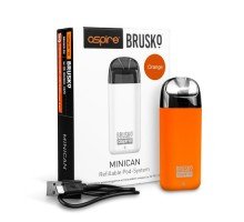Перезаправляемая Под-система Бруско Миникан (Brusko Minican) 350 mah, Оранжевый